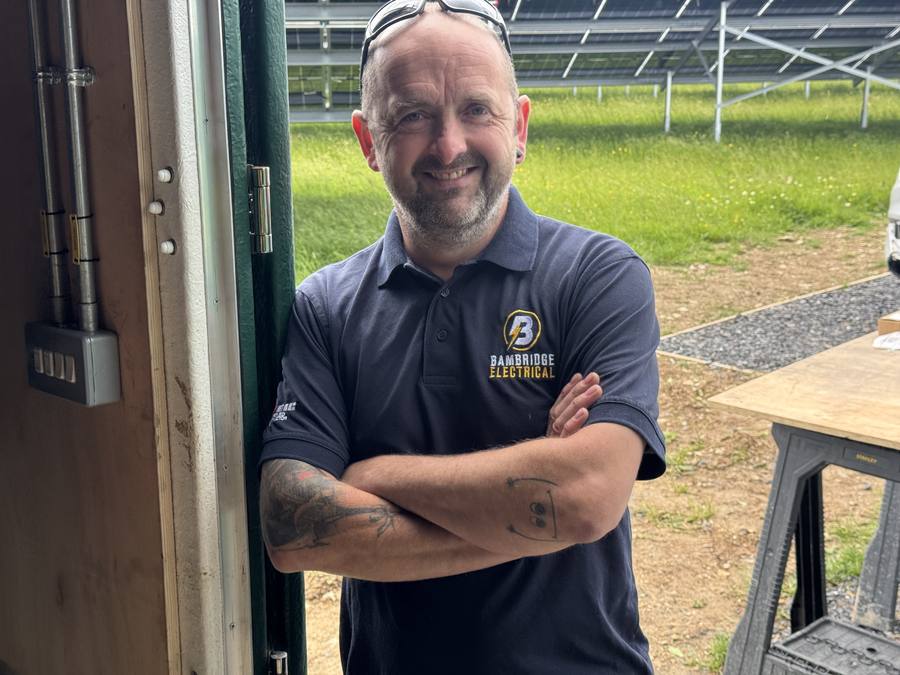 Bambridge Renewables installation team