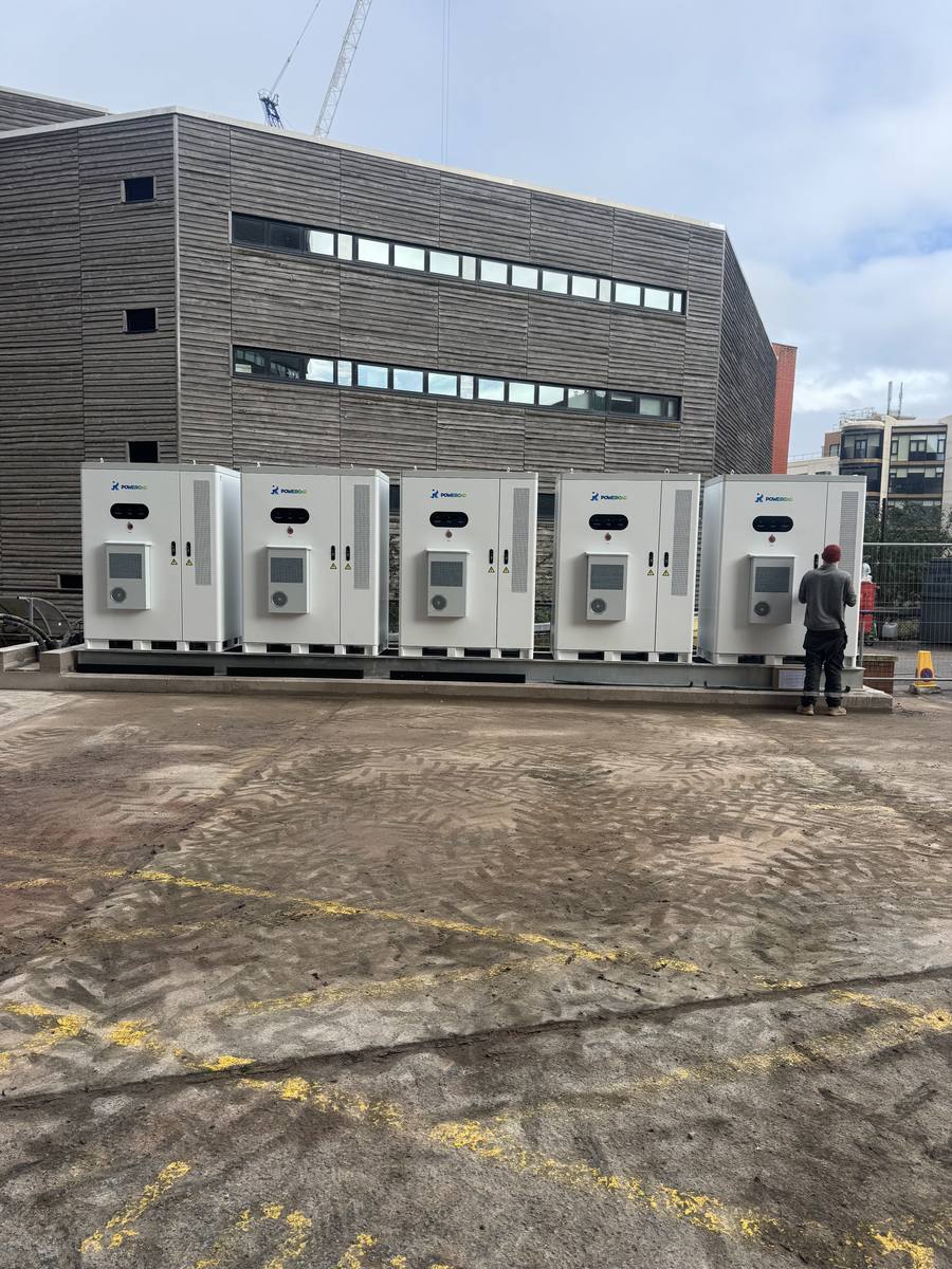 Commercial battery storage installation